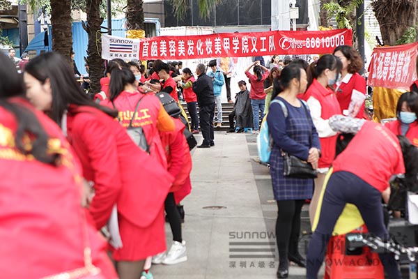 南山校區(qū)義工現(xiàn)場(chǎng)