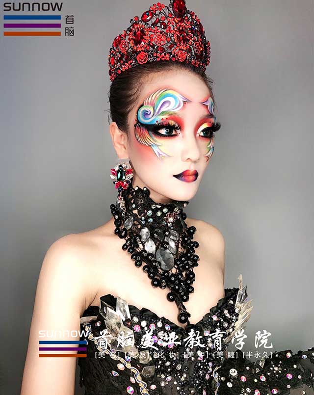 化妝學(xué)?;瘖y作品圖